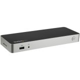 StarTech.com USB C Dock, Dual Monitor HDMI & DisplayPort 4K 30Hz, USB Type-C Laptop Docking Station, 60W Power Delivery, SD, 4 ports USB-A 3.0 Hub, GbE, Audio, Thunderbolt 3 Compatibel