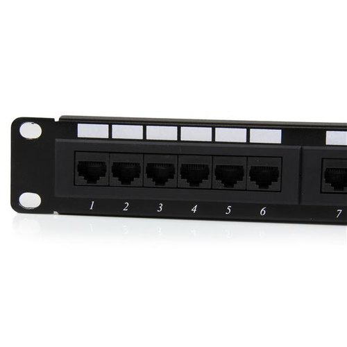 StarTech.com 24-poorts 1U in een rek te monteren Cat 6 110 patchpaneel