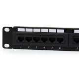 StarTech.com 24-poorts 1U in een rek te monteren Cat 6 110 patchpaneel