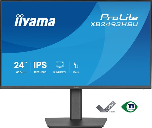 iiyama ProLite XB2493HSU-B1 computer monitor 60,5 cm (23.8") 1920 x 1080 Pixels Full HD LED Zwart