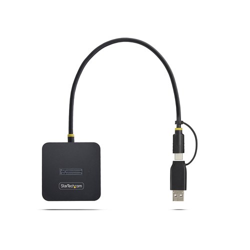 StarTech.com USB-C/USB-A naar M.2 NVMe Dock Adapter, 10Gbps, Externe M.2 NVMe SSD Lezer, B+M/M-Key, Vereist Geen Gereedschap