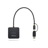 StarTech.com USB-C/USB-A naar M.2 NVMe Dock Adapter, 10Gbps, Externe M.2 NVMe SSD Lezer, B+M/M-Key, Vereist Geen Gereedschap