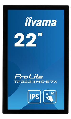 iiyama ProLite TF2234MC-B7X computer monitor 54,6 cm (21.5") 1920 x 1080 Pixels Full HD LED Touchscreen Multi-gebruiker Zwart