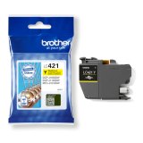 Brother LC-421Y inktcartridge 1 stuk(s) Origineel Geel
