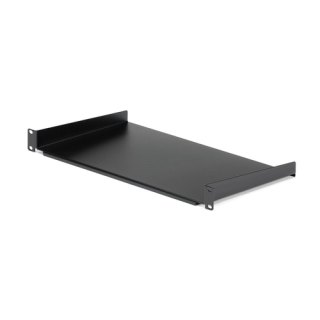 StarTech.com 1U Server Rack Schap - Universele Rack Mount Cantilever Shelf voor 19" Netwerk Kast & Apparatuur - Heavy Duty Staal - Capaciteit 20kg - Diepte 25cm (10”) - Zwart