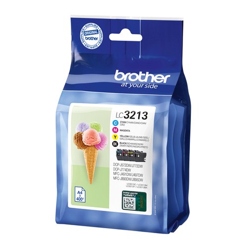 Brother LC3213VAL inktcartridge 4 stuk(s) Origineel Hoog (XL) rendement Zwart, Cyaan, Magenta, Geel