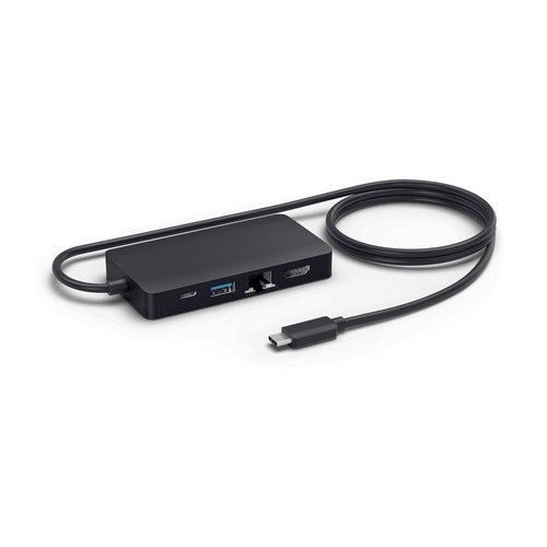 Jabra 14207-58 laptop dock & poortreplicator USB 3.2 Gen 1 (3.1 Gen 1) Type-C Zwart