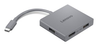 Lenovo GX91R64790 laptop dock & poortreplicator Bedraad USB 3.2 Gen 1 (3.1 Gen 1) Type-C Grijs