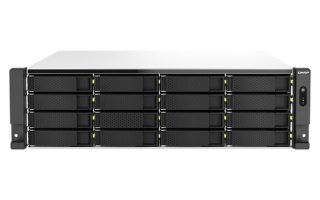 QNAP TS-H2287XU-RP NAS Rack (3U) Intel Xeon E E-2378 64 GB DDR4 0 TB QuTS hero Zwart, Wit