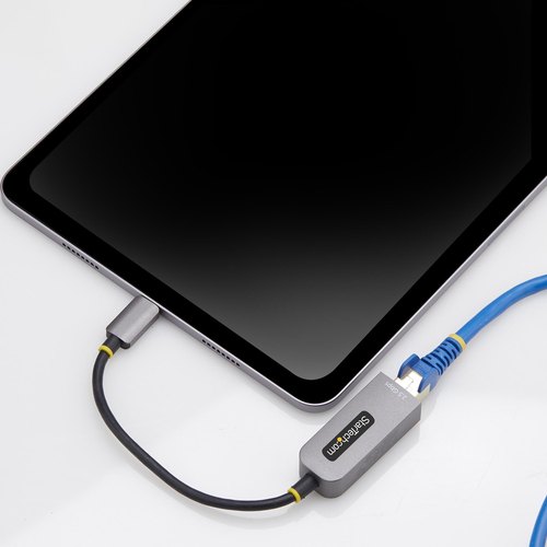 StarTech.com 2.5GbE USB-C naar Ethernet Adapter, NBASE-T NIC, USB 3.0 Type-C 2.5/1G Multi Speed Netwerk, Thunderbolt Compatibel, Windows & Mac