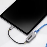 StarTech.com 2.5GbE USB-C naar Ethernet Adapter, NBASE-T NIC, USB 3.0 Type-C 2.5/1G Multi Speed Netwerk, Thunderbolt Compatibel, Windows & Mac