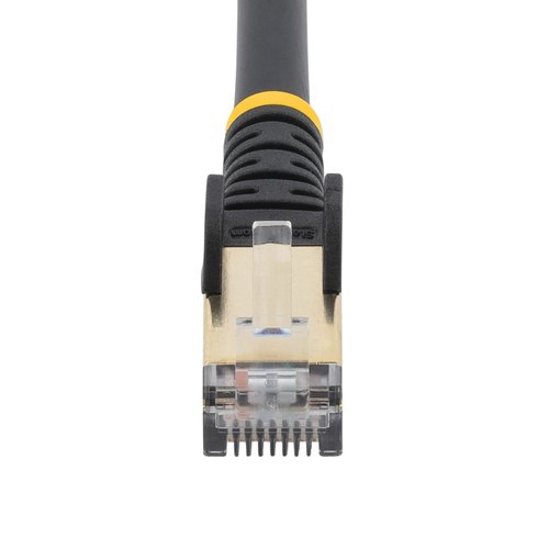 StarTech.com 3m zwart Cat6a Ethernet netwerkkabel shielded (STP) Cat6a patchkabel Cat 6a