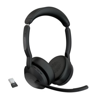 Jabra Evolve2 55 Headset Draadloos Hoofdband Kantoor/callcenter USB Type-C Bluetooth Oplaadhouder