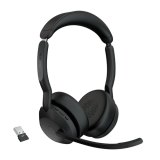 Jabra Evolve2 55 Headset Draadloos Hoofdband Kantoor/callcenter USB Type-C Bluetooth Oplaadhouder