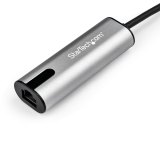 StarTech.com 2.5GbE USB C naar Ethernet Adapter NBASE-T NIC, USB 3.0 Type C 2.5/1 Gigabit/100 Mbps Multi Speed Netwerk, USB 3.1 Laptop naar RJ45/LAN, Thunderbolt 3 Compatibel, MacBook Pro Surface