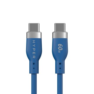 Targus HyperJuice Flex USB-kabel USB 2.0 1,5 m USB C 0,48 Gbit/s 60 W Blauw