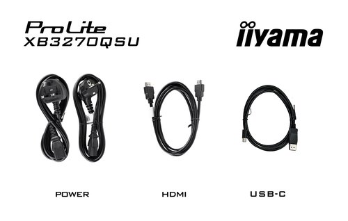 iiyama ProLite XB3270QSU-B1 computer monitor 80 cm (31.5") 2560 x 1440 Pixels Quad HD LED Zwart