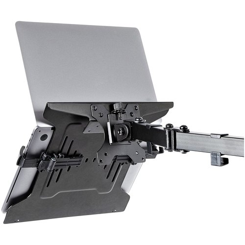 StarTech.com VESA Laptophouder, Verstelbare Notebook Tray voor Monitorarm (4.5kg), 75x75 & 100x100 VESA Montagegaten, Geventileerd, Bureau Laptop Steun/Beugel/Lade