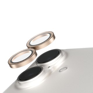 PanzerGlass SAFE. by ® Camera Lens Protector Glitter Gold iPhone 16 | 16 Plus Doorzichtige schermbeschermer Apple 1 stuk(s)