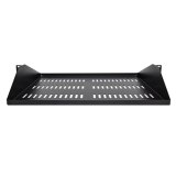 StarTech.com 2U Rack Shelf - Universele Geventileerde 19 inch Server Rack Plank/Lade voor AV/Data/Netwerk Apparatuur – Cantilever/Uitkragende Ligger – Duurzaam Ontwerp – Max. 91kg - Diepte 35 cm (14”)