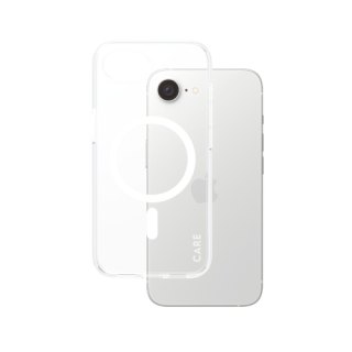 PanzerGlass CARE™ by ® Urban Combat Case Transparent w. White Qi Compatible iPhone 17e | 16e mobiele telefoon behuizingen Hoes Transparant