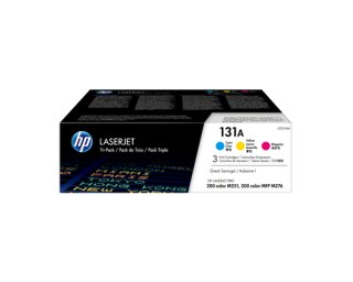 HP 131A originele cyaan/magenta/gele LaserJet tonercartridges, 3-pack