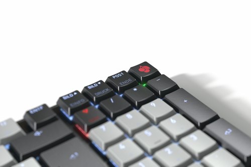 CHERRY KW 550 MX LP toetsenbord Thuis/Werk USB + Bluetooth QZERTY Amerikaans Engels Zwart