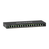 NETGEAR GS316EP Managed Gigabit Ethernet (10/100/1000) Power over Ethernet (PoE) Zwart