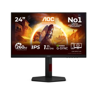 AOC G4 24G4ZR computer monitor 60,5 cm (23.8") 1920 x 1080 Pixels Full HD LED Zwart, Rood