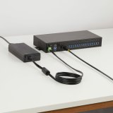 StarTech.com 16-Port Industriële USB Hub met Power Adapter, 5Gbps, Metalen Behuizing, Monteerbaar, ESD Bescherming, Terminal Block Voeding, USB Charging, Dual-Host Switch
