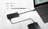 ASUS Dual 4K USB-C Dock DC201 Bedraad USB 3.2 Gen 2 (3.1 Gen 2) Type-C Zwart
