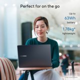 ASUS ExpertBook B3 B3605CCA-MB0370X Intel Core Ultra 5 225H Laptop 40,6 cm (16") WUXGA 16 GB DDR5-SDRAM 512 GB SSD Wi-Fi 6E (802.11ax) Windows 11 Pro Zwart, Grijs AZERTY Belgisch