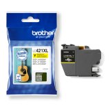 Brother LC-421XLY inktcartridge 1 stuk(s) Origineel Hoog (XL) rendement Geel