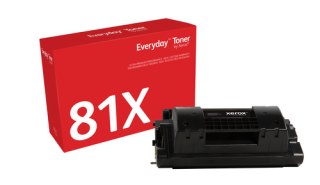 Everyday Zwart Toner compatibel met HP 81X (CF281X), High capacity