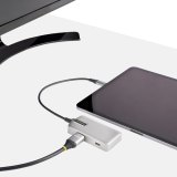 StarTech.com USB C Multiport Adapter, USB Type-C naar 4K 60Hz HDMI 2.0, 100W Power Delivery Pass-through, 3-Port 10Gbps USB Hub, Compacte USB C Mini Dock, 25cm Kabel