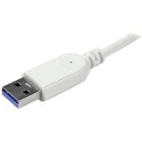 StarTech.com 4-Port USB Hub, USB A naar 4x USB-A Ports, USB 5Gbps, Bus-Powered, Robuust Ontwerp, Compacte USB 3.0 Laptop Hub
