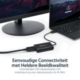 StarTech.com USB 3.0 naar DisplayPort Adapter, 4K 30Hz, USB-A naar Single DP Monitor, Externe Video & Graphische Kaart, USB Video Adapter Converter, Enkel Windows