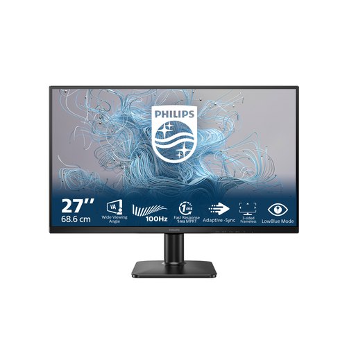 Philips 1000 series 27E2N1100L/00 computer monitor 68,6 cm (27") 1920 x 1080 Pixels Full HD LCD Zwart