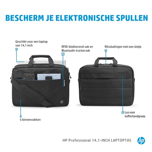 HP Professionele Laptoptas van 14,1 inch