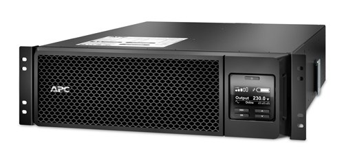 APC Smart-UPS On-Line SRT5KRMXLW-HW - 5kW/VA, hardwire 1 fase uitgang, rackmountable, Embedded NMC, 208V/230V