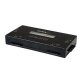 StarTech.com 4 Bay SSD/HDD Hard Drive Eraser, 2.5" & 3.5" SATA, Hostless Externe Standalone Disk Wiper/Sanitizer, 9 Erase Modes, RS232 Printer Port, NIST/DOD & TAA Compliant