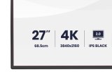 iiyama PROGRAPHIC HB2701UHSNP-B1 computer monitor 68,6 cm (27") 3840 x 2160 Pixels 4K Ultra HD LCD Zwart