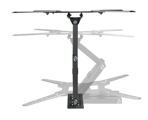 Manhattan Wandbeugel voor TV’s en monitoren (Volledig Verstelbaar), voor schermen 32–55", VESA-compatibiliteit: van 100x100 tot 400x400 mm (controleer de afmetingen van de vier montagegaten aan de achterzijde), max 30 kg, zwart