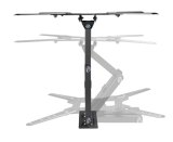 Manhattan Wandbeugel voor TV’s en monitoren (Volledig Verstelbaar), voor schermen 32–55", VESA-compatibiliteit: van 100x100 tot 400x400 mm (controleer de afmetingen van de vier montagegaten aan de achterzijde), max 30 kg, zwart