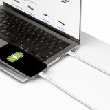 StarTech.com 2m USB-C Laadkabel, Wit, USB-IF Gecertificeerde USB Kabel, 240W PD EPR, USB 2.0 Type-C Laptop Laadkabel, USB-C Data Transfer Kabel, TPE Mantel, M/M