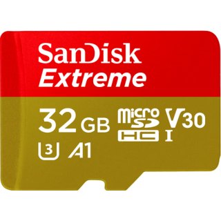 Extreme microSDHC 32GB+SD Adap+RescPro