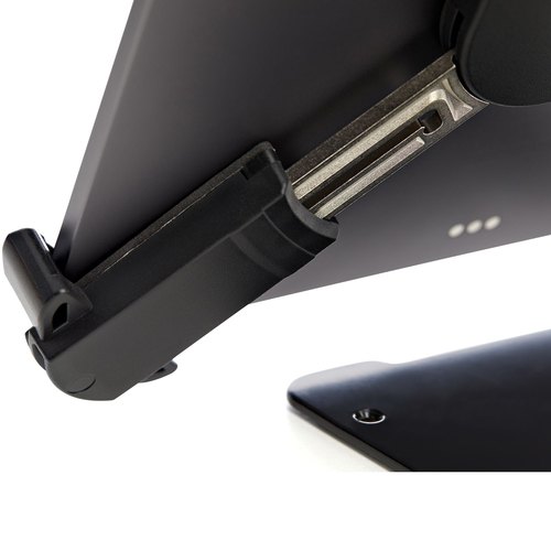 StarTech.com Beveiligde Tabletstandaard met K-Slot Kabelslot - Vergendelbare Tablethouder voor 7.9"-13" Tablets - Universele Verstelbare Tabletsteun voor Bureau - Anti-diefstal Tabel Stand