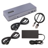 StarTech.com USB-C Docking Station, Multi Monitor USB-C Dock, HDMI/DP/DP Alt-mode, 3x 4K30 / 2x 4K60, 7-Port USB Hub, 60W Power Delivery, GbE, 3.5mm Audio, Works With Chromebook Certified