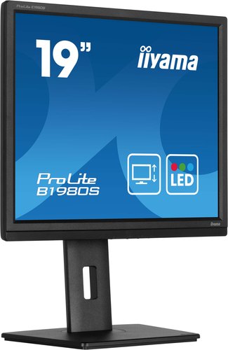 iiyama ProLite B1980S-B1 computer monitor 48,3 cm (19") 1280 x 1024 Pixels VGA LED Zwart