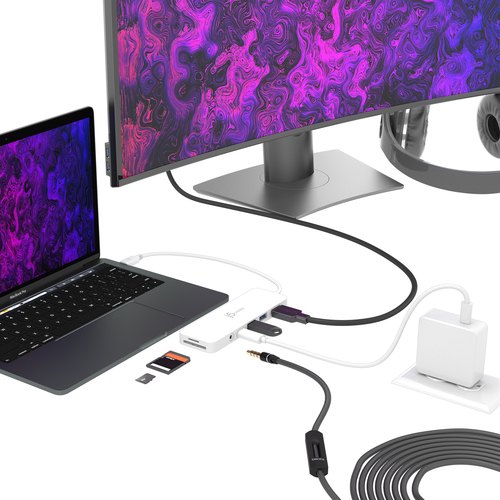 j5create JCD373-N USB-C® Lichtgewicht Multi Adapter